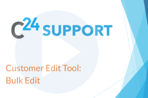 Customer Edit Tool - Bulk Edit