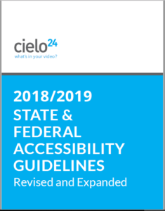 Updated 2019 State Federal Accessibility Guidelines Free Ebook Cielo24