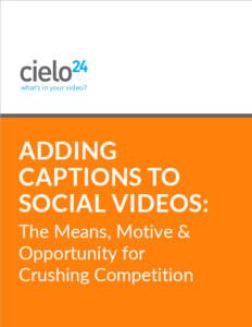 Adding Captions to Social Videos eBook