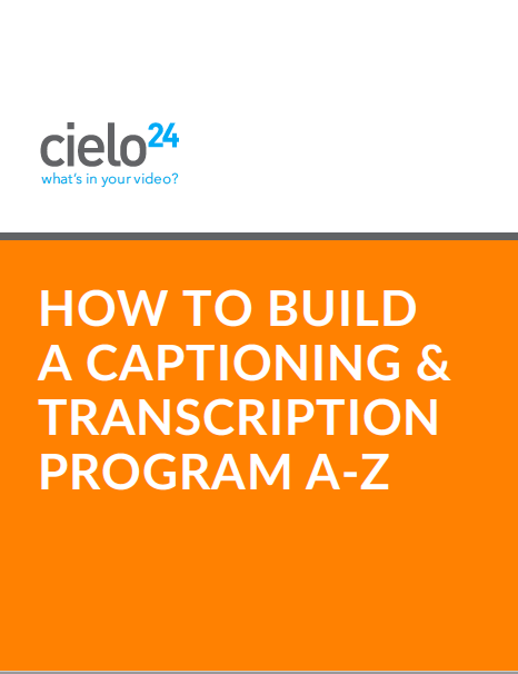 How to Build a Captioning Transcription Program A-ZeBook