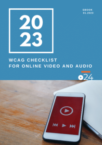 cielo24 WCAG Checklist for Video eBook